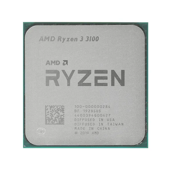 AMD Ryzen 3 3100 processor with 3.6 GHz / 3.9 GHz clock speeds, ideal for gaming and high- performance tasks.