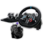 Logitech G29 Driving Force Racing Wheel Bundle with Driving Force Shifter for PS4, PS5, and PC