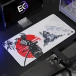 Golden Lions Red White SM mousepad full view