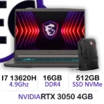 MSI THIN 15 B13UC-2658MA i7 laptop with RTX 3050 and 144Hz screen