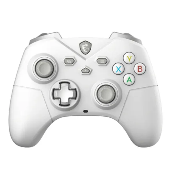 MSI FORCE GC300 Wireless White Controller with ergonomic white design and dual vibration