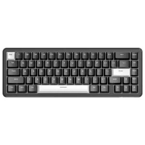 Attack Shark X65 HE Black Gaming Keyboard with Magnetic Switch, RGB Lighting, and Ergonomic Design for Precision and Comfort