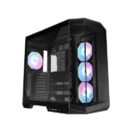 MSI MAG Pano 100R PZ Noir ATX Gaming Case with Tempered Glass Panel and Optimized Cooling Design