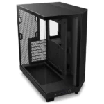 NZXT H6 Flow Black Mid-Tower Case with Mesh Front Panel for Optimal Airflow and Cooling