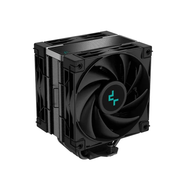 DeepCool AK400 Zero Dark Plus CPU Cooler with Efficient Cooling, RGB Lighting, and Quiet Performance