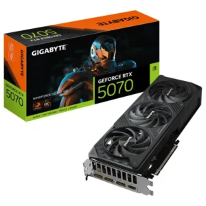 Gigabyte GeForce RTX 5070 WINDFORCE OC SFF 12G Graphics Card with 12GB GDDR6, Triple-Fan Cooling System, and NVIDIA RTX Technology