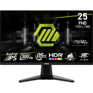 MSI MAG 255XF 24.5" IPS 300Hz gaming monitor front view