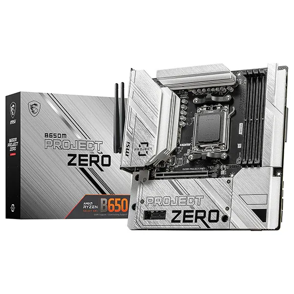 MSI B650M PROJECT ZERO DDR5 Micro-ATX motherboard