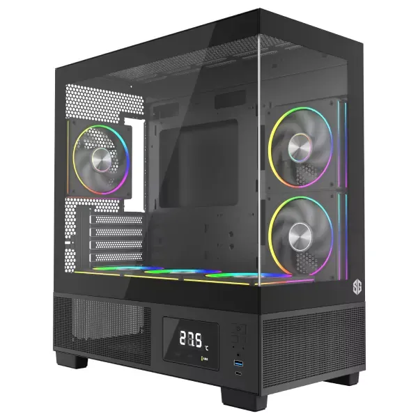 SG PRO Mini V2 6 Fan ARGB Noir compact cooling system