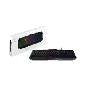 MSI FORGE GK100 BLACK mechanical gaming keyboard with RGB lighting