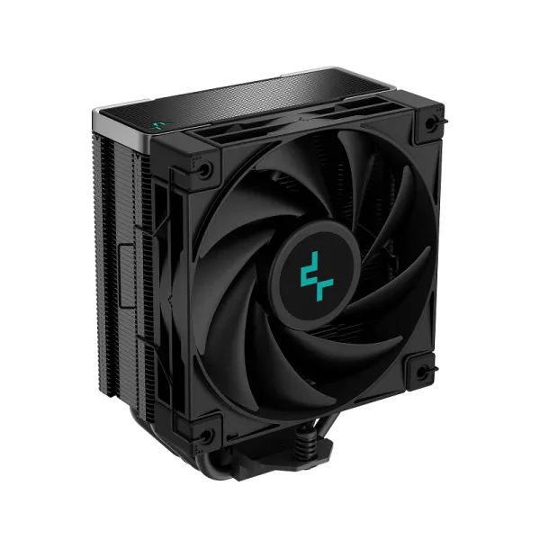DeepCool AK400 Zero Dark all-black CPU air cooler with 120mm fan
