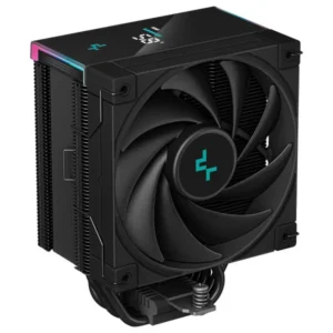 DeepCool AK500S DIGITAL Black CPU cooler with digital temperature display and 120mm fan