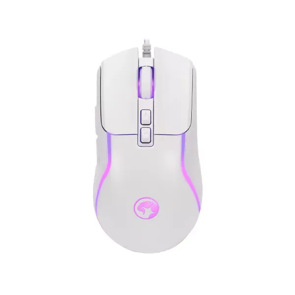 Marvo M292 Capo 20 White RGB gaming mouse with 7 programmable buttons