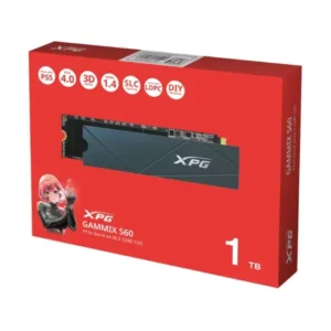 XPG Gammix S60 1TB M.2 PCIe Gen4 NVMe SSD in black
