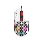 XTRIKE ME GM-316W RGB gaming mouse, white body with RGB lighting