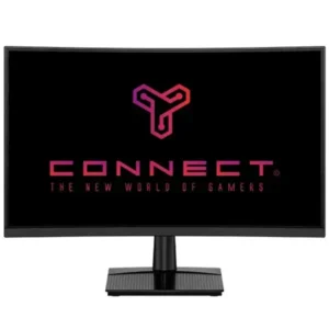 Connect 24A1H 23.6-inch VA curved 240Hz 1ms FHD gaming monitor with slim bezels and modern design