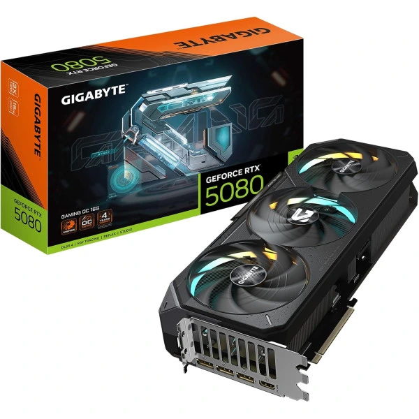 GIGABYTE GeForce RTX 5080 Gaming OC 16G high-performance gaming graphics card