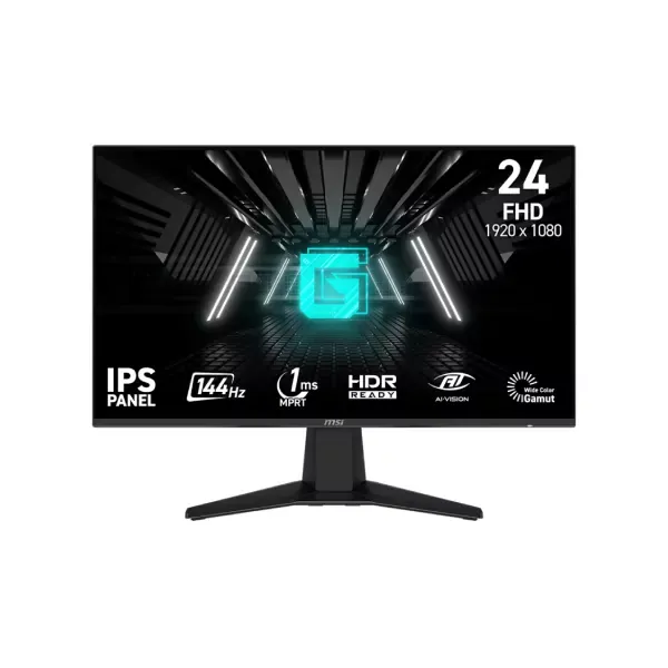 MSI 24″ G242L E14 144Hz 1ms IPS gaming monitor with Full HD display and ultra-smooth performance