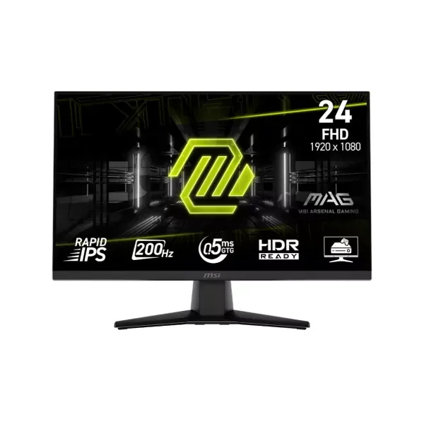 MSI MAG 242F 24-inch 200Hz Rapid IPS gaming monitor with slim bezels