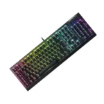 Razer BlackWidow V4 X mechanical gaming keyboard with Razer Yellow switches and per-key RGB lighting