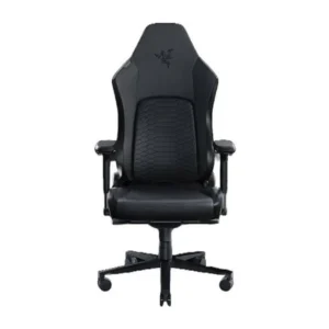 Razer Enki Black ergonomic gaming chair with eco-leather finish and 152-degree recline