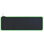 Razer Goliathus Chroma Extended XL RGB gaming mouse mat with glowing RGB edges and black micro-textured surface
