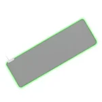 Razer Goliathus Chroma Extended XL Mercury RGB gaming mouse mat in white with lighting border