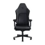 Razer Iskur V2 Black ergonomic gaming chair with adjustable lumbar support and premium leather finish
