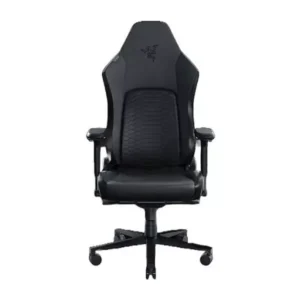Razer Iskur V2 Black ergonomic gaming chair with adjustable lumbar support and premium leather finish