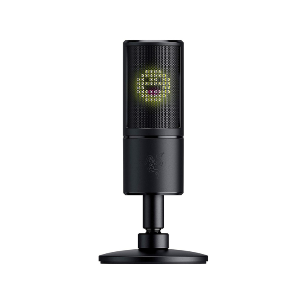 Razer Seiren Emote streaming microphone with LED emoticon display