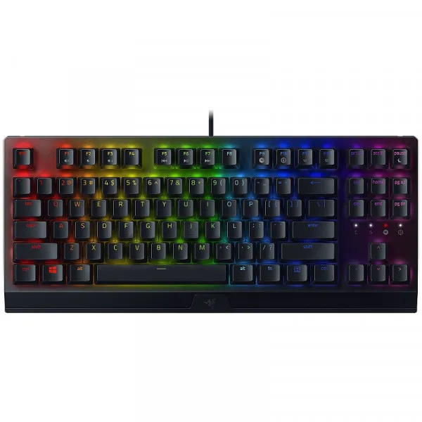 Razer BlackWidow V3 TKL mechanical keyboard with Razer Green Switches
