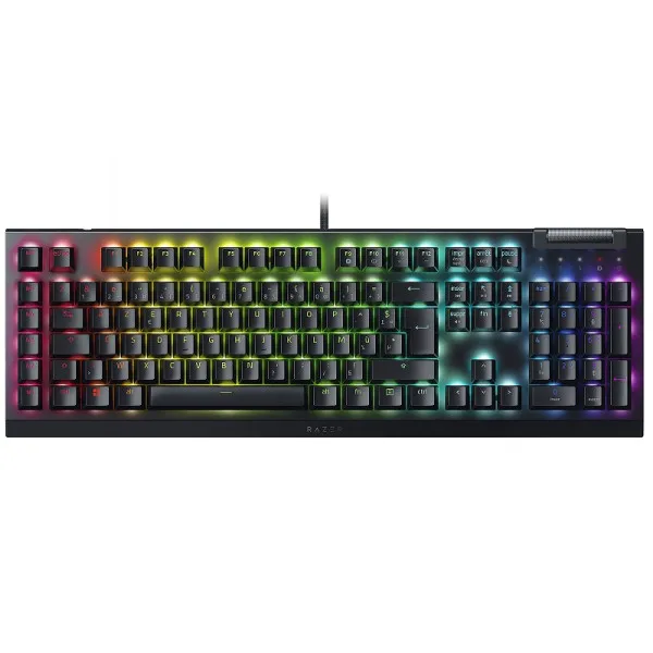 Razer BlackWidow V4 X mechanical gaming keyboard with Razer Green switches and RGB backlighting