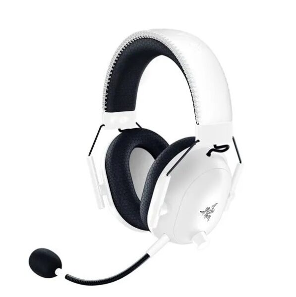 Razer BlackShark V2 HyperSpeed White headset front view