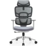 NOVA Sebou Gris modern grey comfort chair