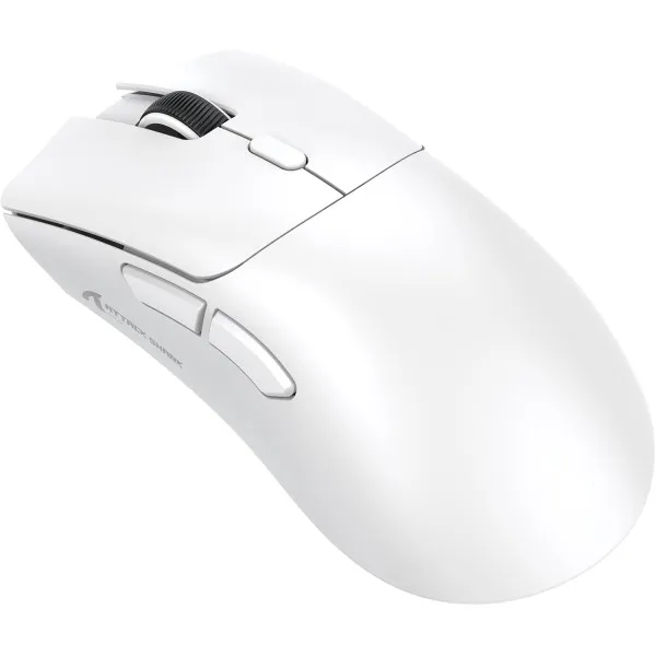 ATTACK SHARK R1 White lightweight high-precision gaming mouse