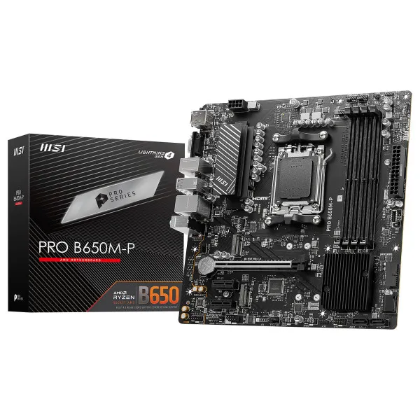 MSI PRO B650M-P micro-ATX AM5 DDR5 motherboard