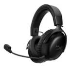 HyperX Cloud III S Wireless Black gaming headset with detachable microphone