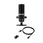HyperX DuoCast USB condenser microphone with RGB lighting