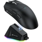 Image of ATTACK SHARK X11 Black high-precision gaming mouse with ergonomic design