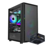 CONNECT AIRBOOST ARGB gaming case with CONNECT PSU 550W power supply