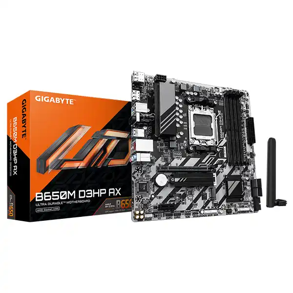 GIGABYTE B650M D3HP AX AM5 motherboard with WiFi support