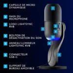 Logitech Yeti GX Dynamic RGB Gaming Black - Image 3