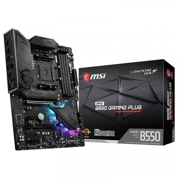 MSI MPG B550 GAMING PLUS AM4 gaming motherboard