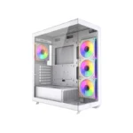NOVA PULSE Blanc white gaming PC case