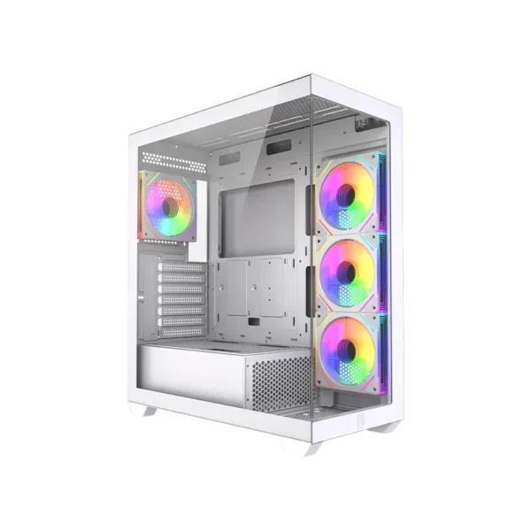 NOVA PULSE Blanc white gaming PC case