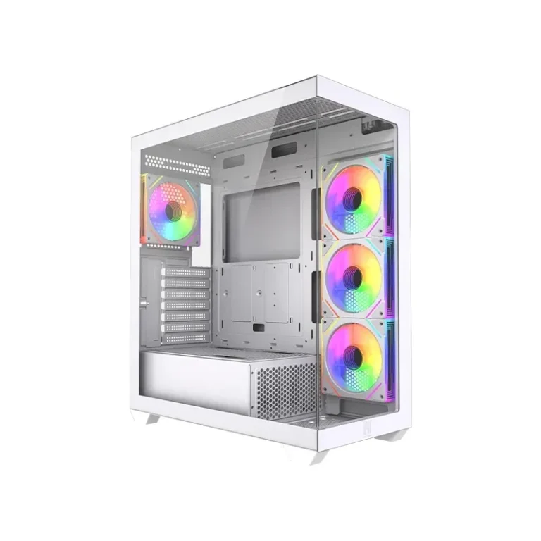 NOVA PULSE Blanc white gaming PC case