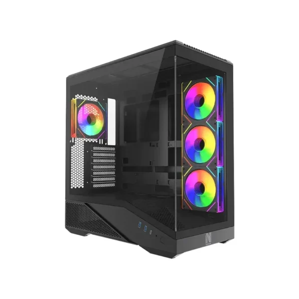 NOVA SENTINEL Noir black gaming PC case