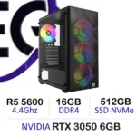 Powerful Gaming PC - Ryzen 5 5600 | RTX 3050 | 16GB DDR4 | 512GB NVMe