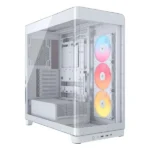 Corsair FRAME 4500X RS-R ARGB White mid tower gaming case with RGB fans