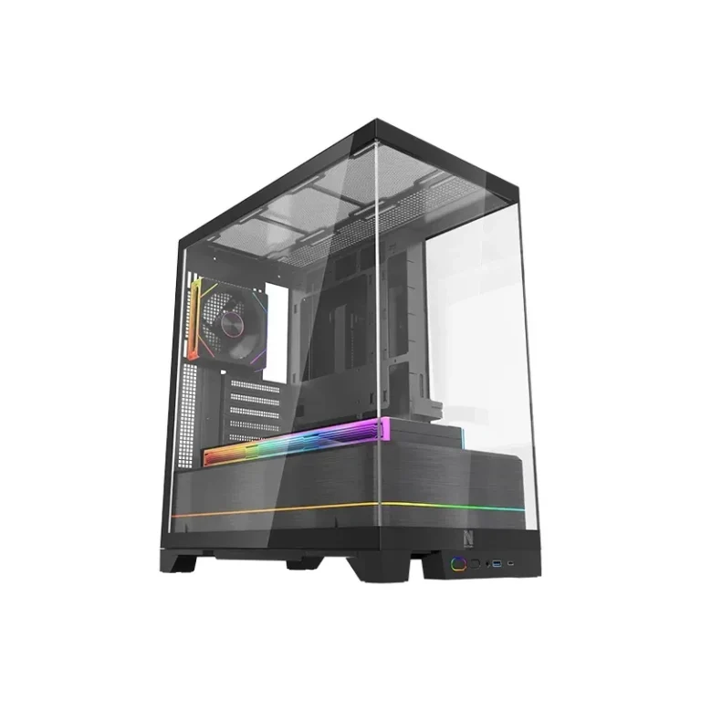 NOVA VELODROM Noir gaming PC case black design